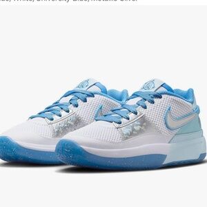 Nike Boy Ja 1 Blue White Sneakers Running Shoes Size 6.5 Grade School